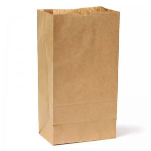 torba papierowa żywność papierowa torba brązowa z recyklingu luksusowe zakupy supermarket torba papierowa